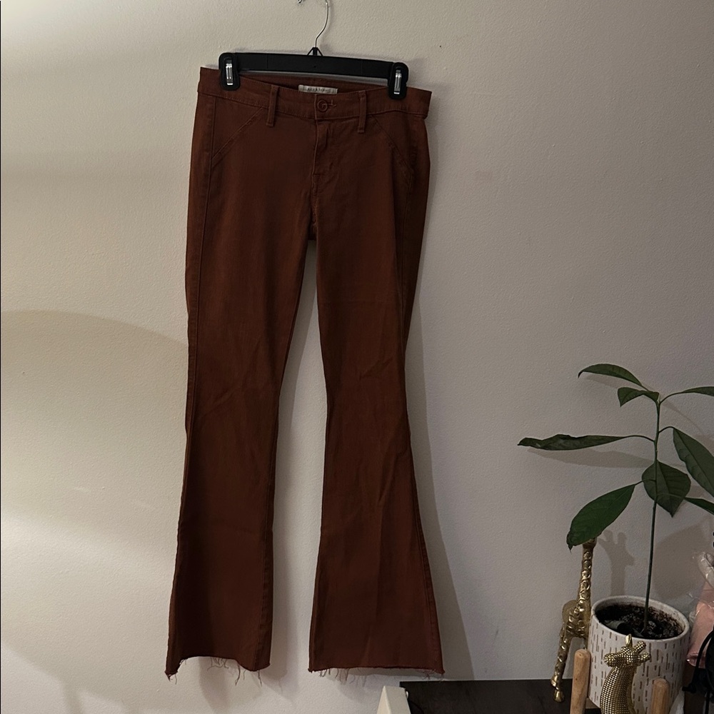 Rich & Skinny Chocolate Wide Leg Jeans - Preloved